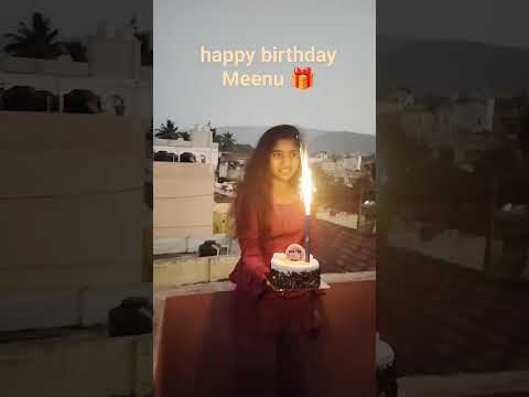 Happy birthday Meenu 🎁🎉#birthdaycelebration #birthdaycake #birthdaywishesshorts #familyvlog #shorts