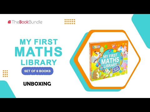 My First MATHS Library set of 6 Book Collection Set by Shweta Sinha [ Level 1 - 3 ]