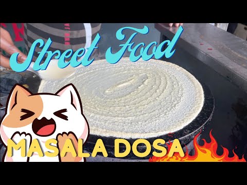 PERFECT CRISPY masala dosa- Street Food India