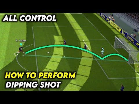 How To Perform Dipping Shots Tutorial | eFootball 2023 Mobile  (Classic, Touch & Flick Control)