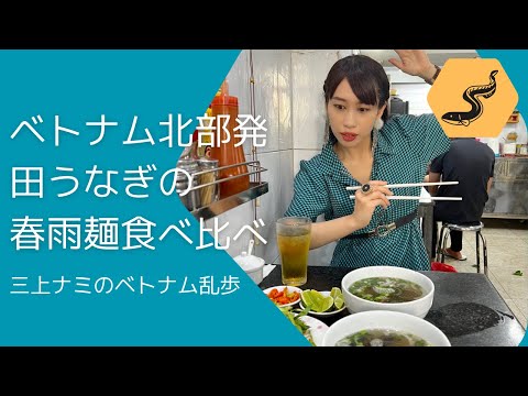 【ベトナム北部発！田うなぎの春雨麺】三上ナミのベトナム乱歩vol.199