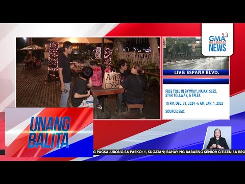 Ilang pamilya at magbabarkada, maagang namasyal sa QC Memorial Circle ngayong Pasko | Unang Hirit