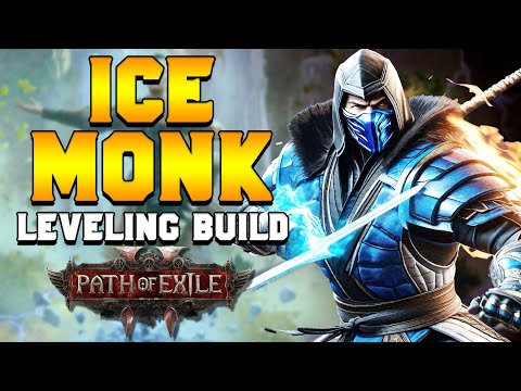 BEST ICE MONK Sub Zero Leveling Build (Invoker) in Path of Exile 2