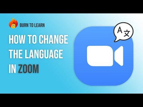 How to Change the Display Languague in ZOOM