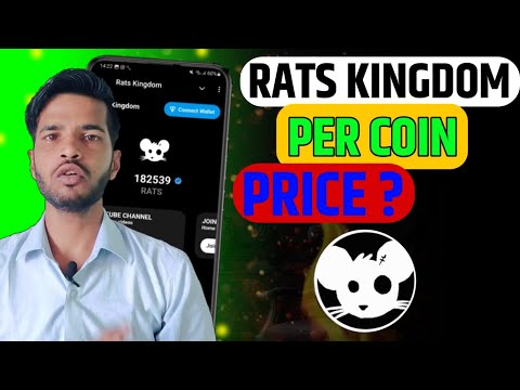 RATS KINGDOM PER COIN PRICE | RATS COIN PRICE TODAY | RATS KINGDOM AIRDROP LISTING DATE CONFROM