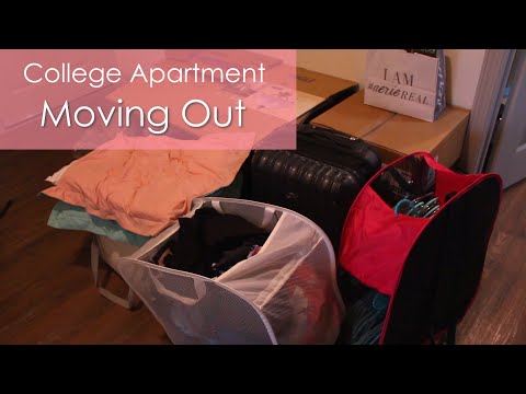 Moving Out of my College Apartment Vlog