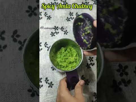 आंवला की तीखी चटनी |Spicy Indian Gooseberry Chutney|#shorts #cookinghealthy22 #youtubeshorts