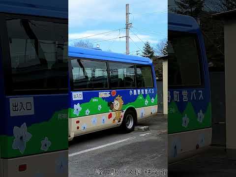 三峰口駅バス停 秩父市 2024/02 #Shorts#バス停