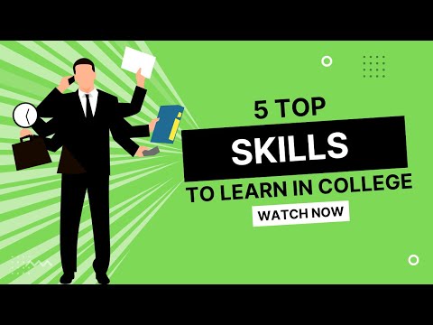 5 Top Skills To Learn In College #shorts