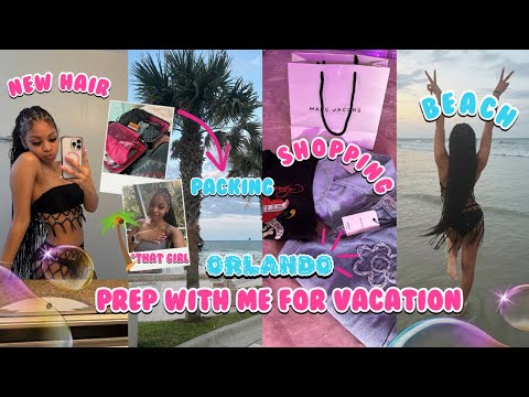 vlog — vacation prep for Orlando 🌴| hair, shopping, family, lashes & packing || Ra’Mariah Alexia