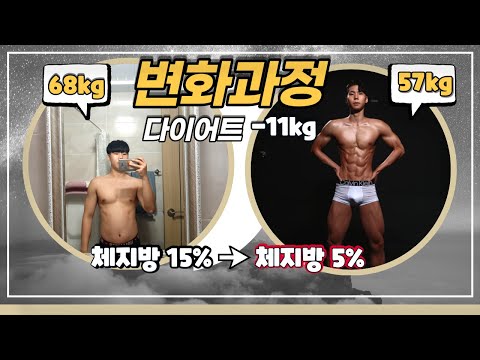 인생 첫 다이어트 12주 몸변화(동기부여)