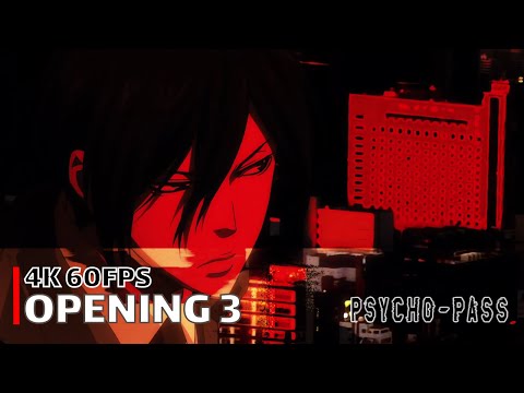 Psycho-Pass - Opening 3 【Enigmatic Feeling】 4K 60FPS Creditless | CC