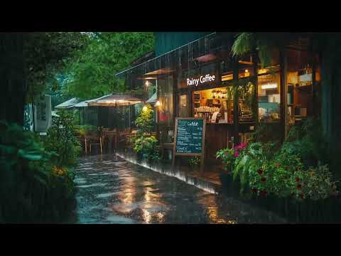 Find Peace and Relaxation w/ the Soothing Sounds of Rain 🎧 Rainy Day Coffee ✨ Design Making Tutorial