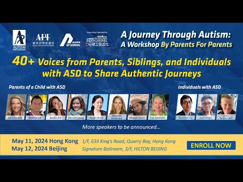 May ASD Conference - A Journey through Autism - A Workshop by Parents for Parents