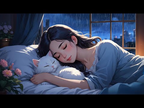 Relaxing Sleep Music with Rain Sounds to Reduce Stress And Anxiety -  Remove Insomnia Forever