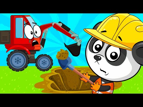 Construction Site Chaos! 🏗️🚗 Funny Cars Cartoon, Traffic Rules Education & Kids' Entertainment