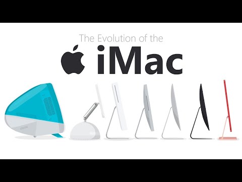 Evolution of the iMac - جميع حواسيب ابل