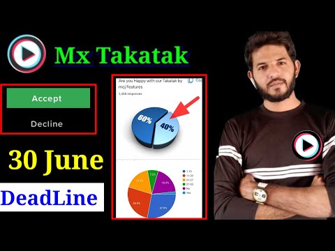 MX Takatak accept policy | 30 June 2022 last date to accept policy | Approved user of MX Takatak