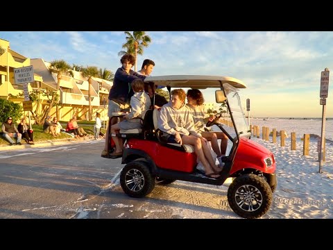 Golf Cart Crash!