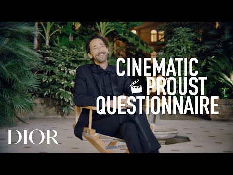 Adrien Brody answers the Cinematic Proust Questionnaire with Dior