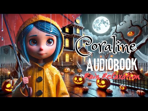 Coraline by Neil Gaiman | Complete Audiobook with Rain Sounds for Sleep and Relaxation