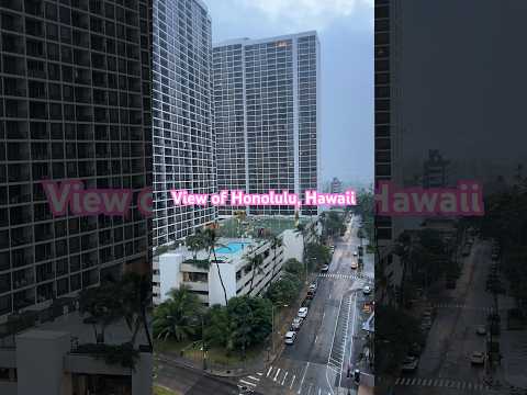 The Beautiful View of Honolulu from Hyatt Place | Honolulu, Hawaii