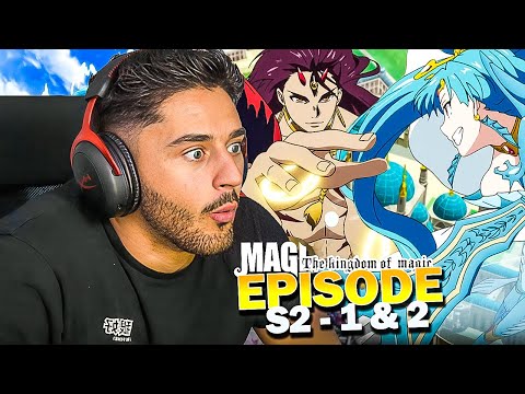 KOGYOKU VS SINBAD ! 🌊🌊 MAGI : THE KINGDOM OF MAGIC S2 EPISODE 1 & 2