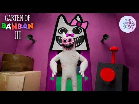 Garten of Banban 3 - Meeting with EVIL BANBALEENA + Jumpscare (Gameplay #4)