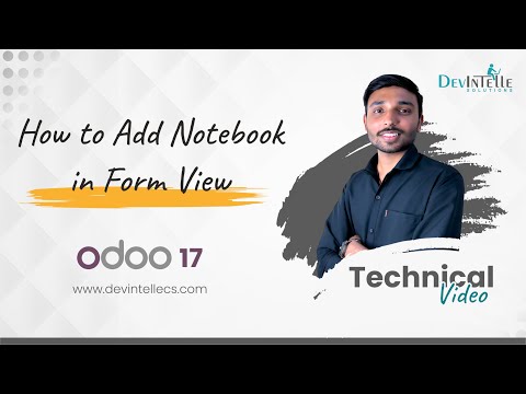 How to Add Notebook in Form View in odoo | Odoo Technical