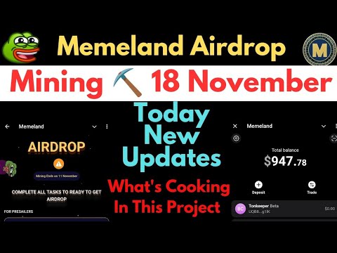 New Updates | Memeland Airdrop | When will be Listening to the Memeland Airdrop ||