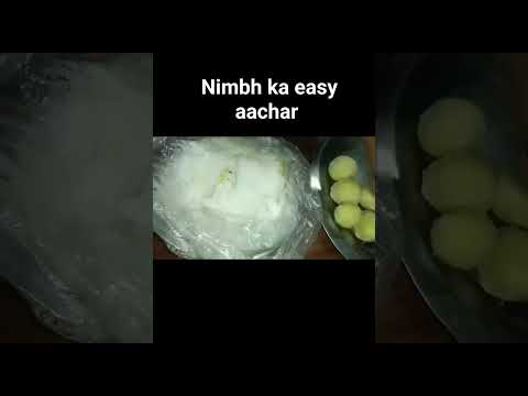 easiest nimbu aachar Bina masale ke #nimbukaachar #nimbupani #newrecipe newre