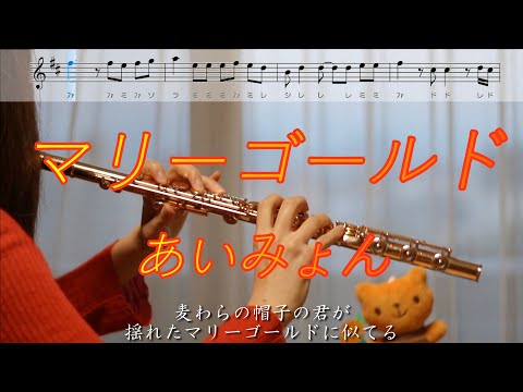 【フルート】マリーゴールド / あいみょん【歌詞･楽譜】