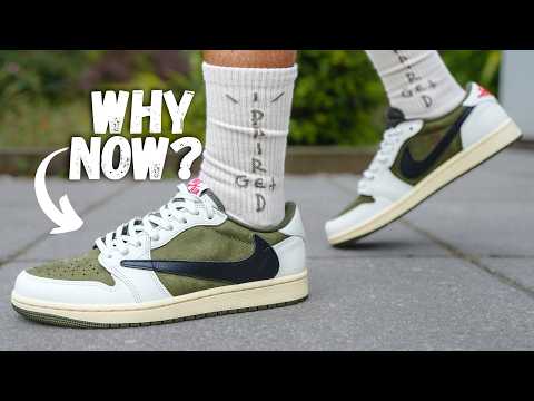 Travis Scott x Jordan 1 Low Reverse Olive Review