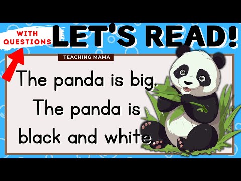 LET'S READ! | READING COMPREHENSION | PRACTICE READING ENGLISH FOR KIDS | TEACHING MAMA