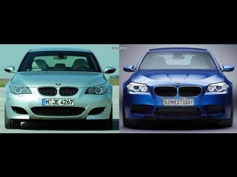 BMW M5 e60 V10 vs BMW M5 F10 V8 Biturbo - Which one do you prefer? (in HD!)