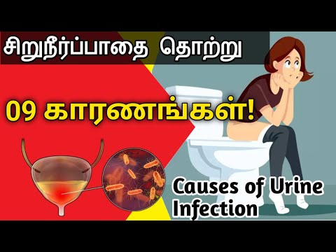 சிறுநீர்ப்பாதை தொற்றின் 09 முக்கியமான காரணங்கள் /09 Most common reasons for Urine infection in Tamil