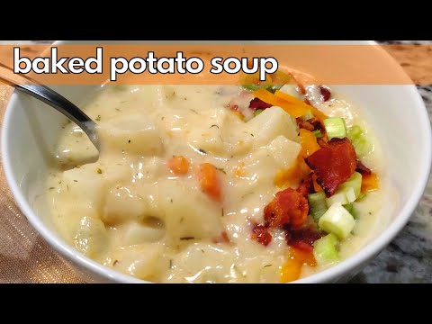 Baked Potato Soup Recipe - Creamy, Thick, and Delicious!