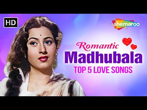 Remembering Venus of Indian Cinema Madhubala | मधुबाला के हिट गाने | Top 5 Love Songs |Video Jukebox