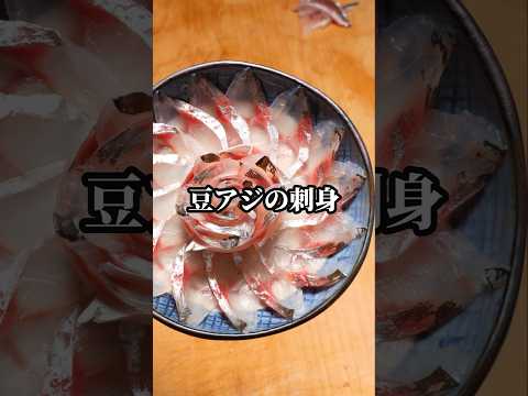 豆アジの刺身が美味すぎた #捌き方 #魚料理