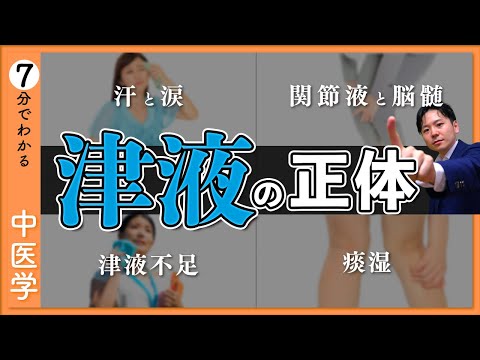 【津液】のはたらき｜７分で分かる気・血・津液の考え方【9割が知らない中医学】