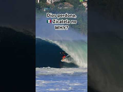 🇲🇽📍Puerto Escondido Surf: Dios perdona, Zicatela no - WHY? #puertoescondido #zicatela #mexico