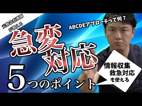 【訪問看護師ゆうた】急変対応？ABCDEアプローチって何？