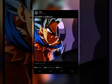 KAKAROT vs JIREN pt4 that start now !💀 #trend #dbs #shorts #fypviral #dragonball