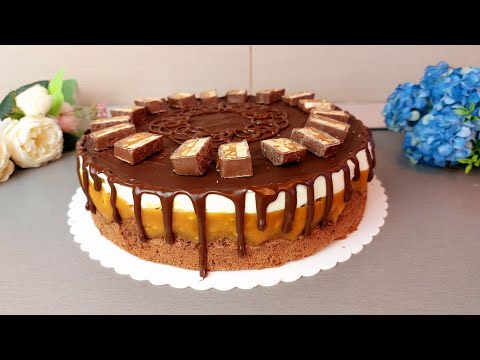 Tort snickers / Cel mai bun tort snickers, reteta usoara / Reteta pas cu pas / Caramel