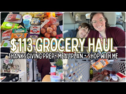 $113 Ruler Foods Grocery Haul || Thanksgiving Prep + Meal Plan + Pantry Restock