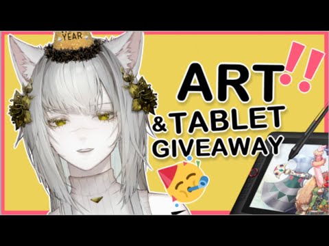 I GIVE AWAY TABLETS AND ART!! + Foxcile?! Happy holidays! [stream]