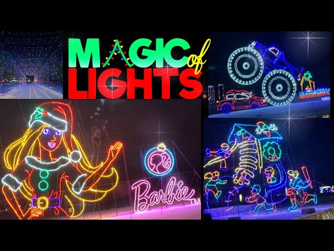 🎄Magic Of Lights @RADTorqueRaceway, Edmonton,Canada 🇨🇦ขับรถชมไฟคริสต์มาสสวยๆสะท้อนหิมะขาวโพลน✨