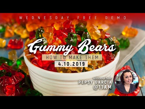 How to make Gummy Bears From Scratch with Pepsy Garcia