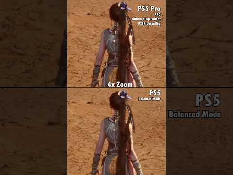 PS5 Pro Mode vs. Balanced | Staller Blade runs much better on PS5 Pro #ps5pro #ps5 #stellarblade