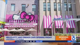 Hello Kitty and Friends Café to open at Universal City Walk, first in L.A.